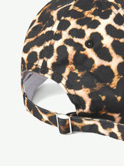 Edgy Style Leopard Cap - Yellow