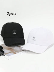 Durable Now Or Never Letter Printed Baseball Cap