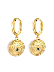 Stainless Steel Zircon Earrings - FD ⚡