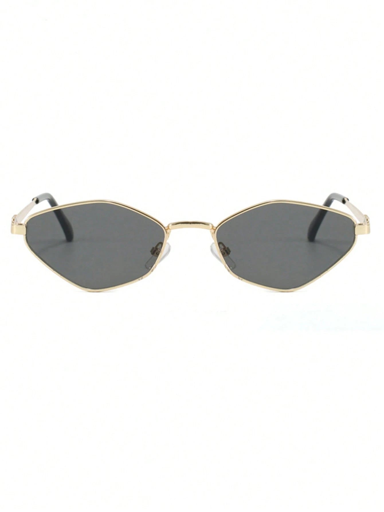 1pc Y2K Diamond-Shaped Metal Frame Glasses