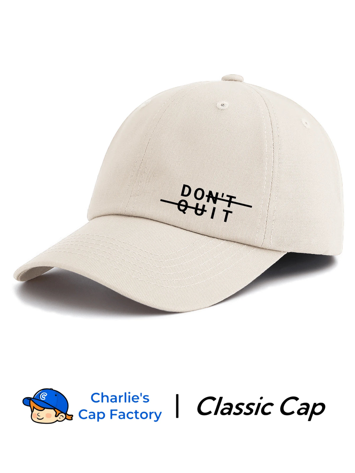 Lightweight Adjustable Baseball Cap-Light Beige