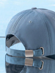 1pc Unisex Coconut Tree Print Baseball Cap - Blue
