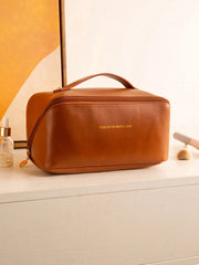 Stylish Imitation Cosmetic Bag Brown - FD ⚡