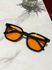 Fashion A Pure Want" Blusher Glasses Set - Yellow