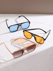 3pcs Square Squad Sunglasses Combo