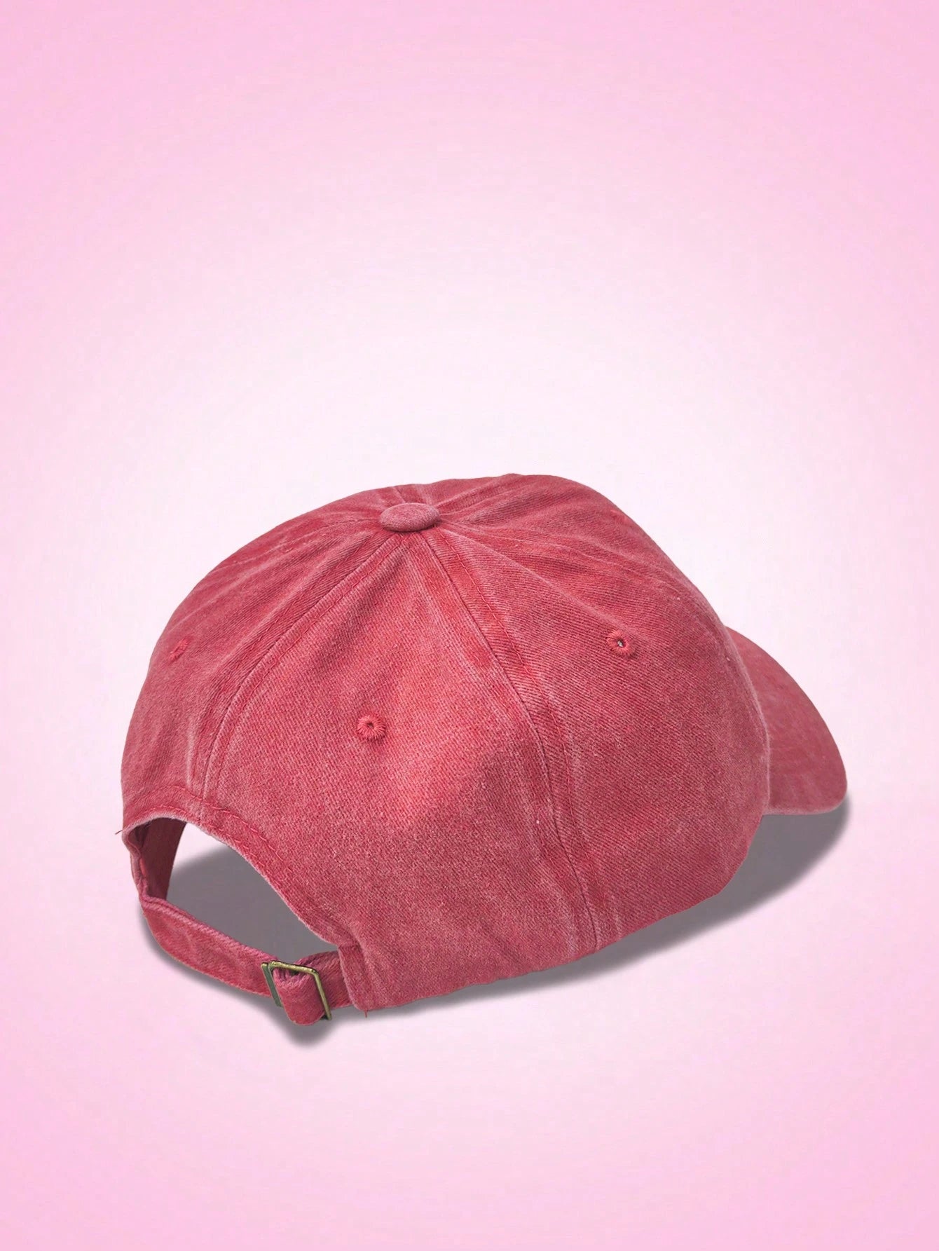 Blossom Embroidery Pink Cap