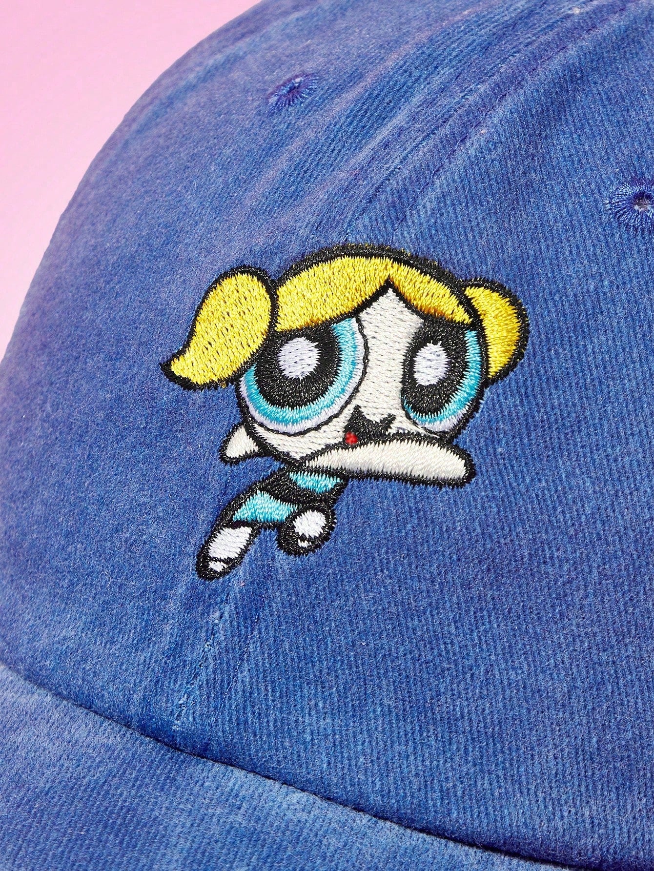 1pc Cute Basics Cartoon Bubbles Embroidered Baseball Cap