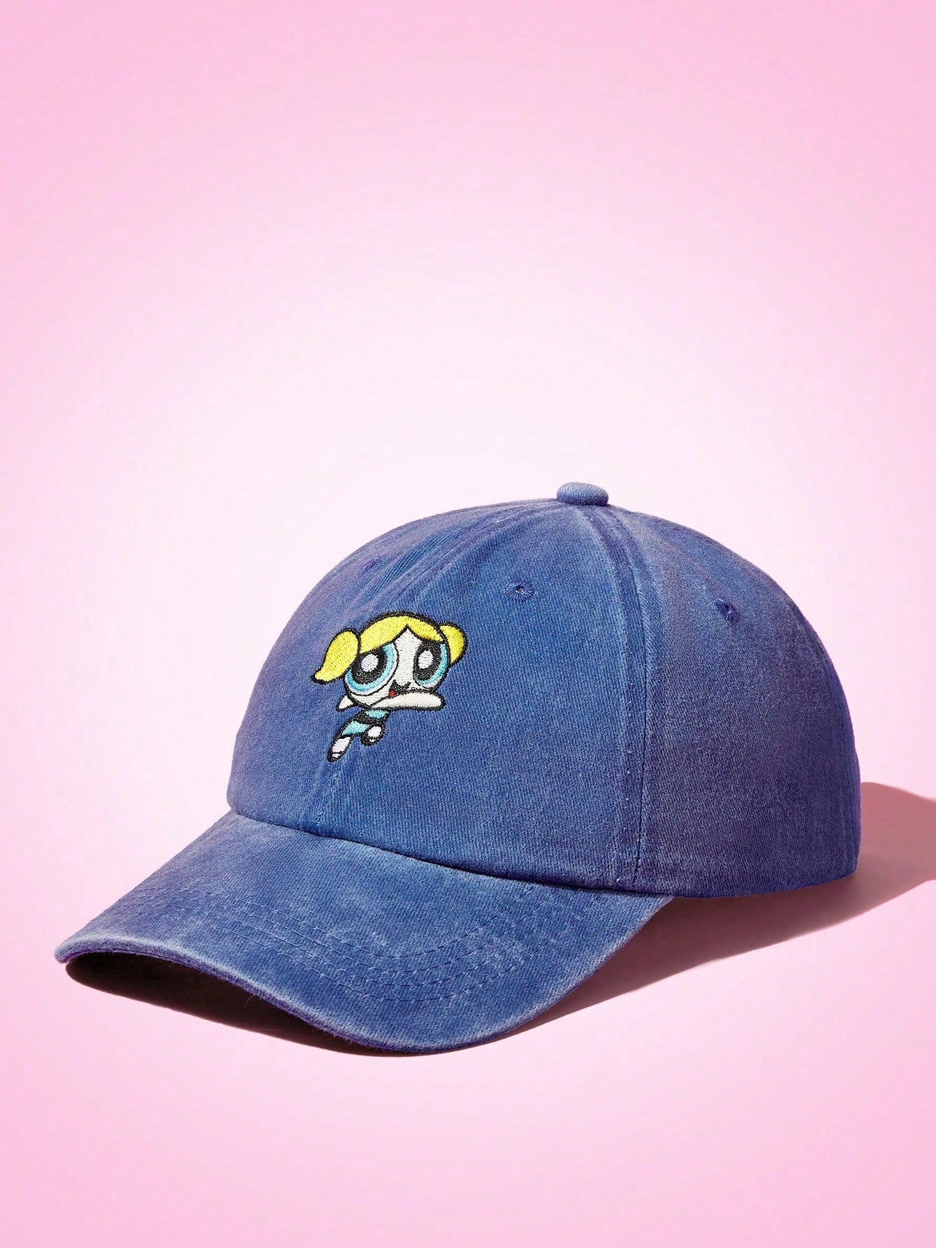 1pc Cute Basics Cartoon Bubbles Embroidered Baseball Cap