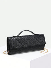 La Lune Noir Top Handle Shoulder Bag In Black