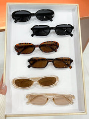 6pcs Vintage Retro Oval Glasses Set