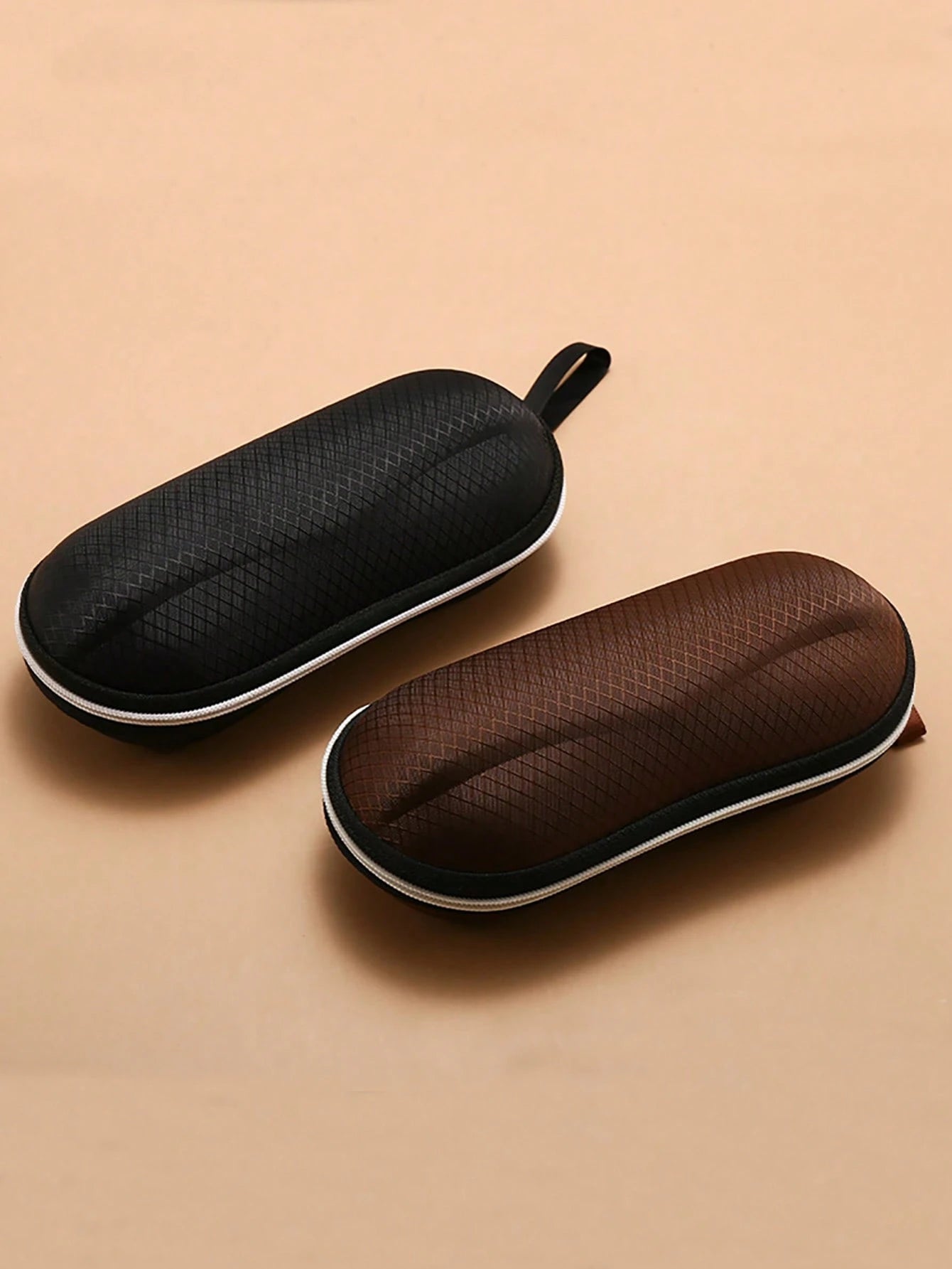 1pc Hard Zipper EVA Protective Eyeglasses Case