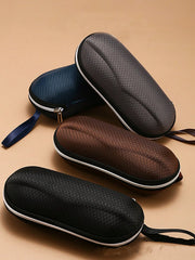 1pc Hard Zipper EVA Protective Eyeglasses Case