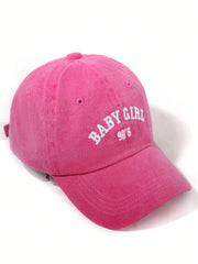 1pc Casual Adjustable Soft Top Baby Girl Baseball Cap