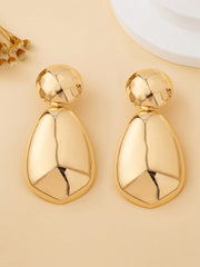 1 Pair Fashion Chunky Clear Surface Stud Earrings