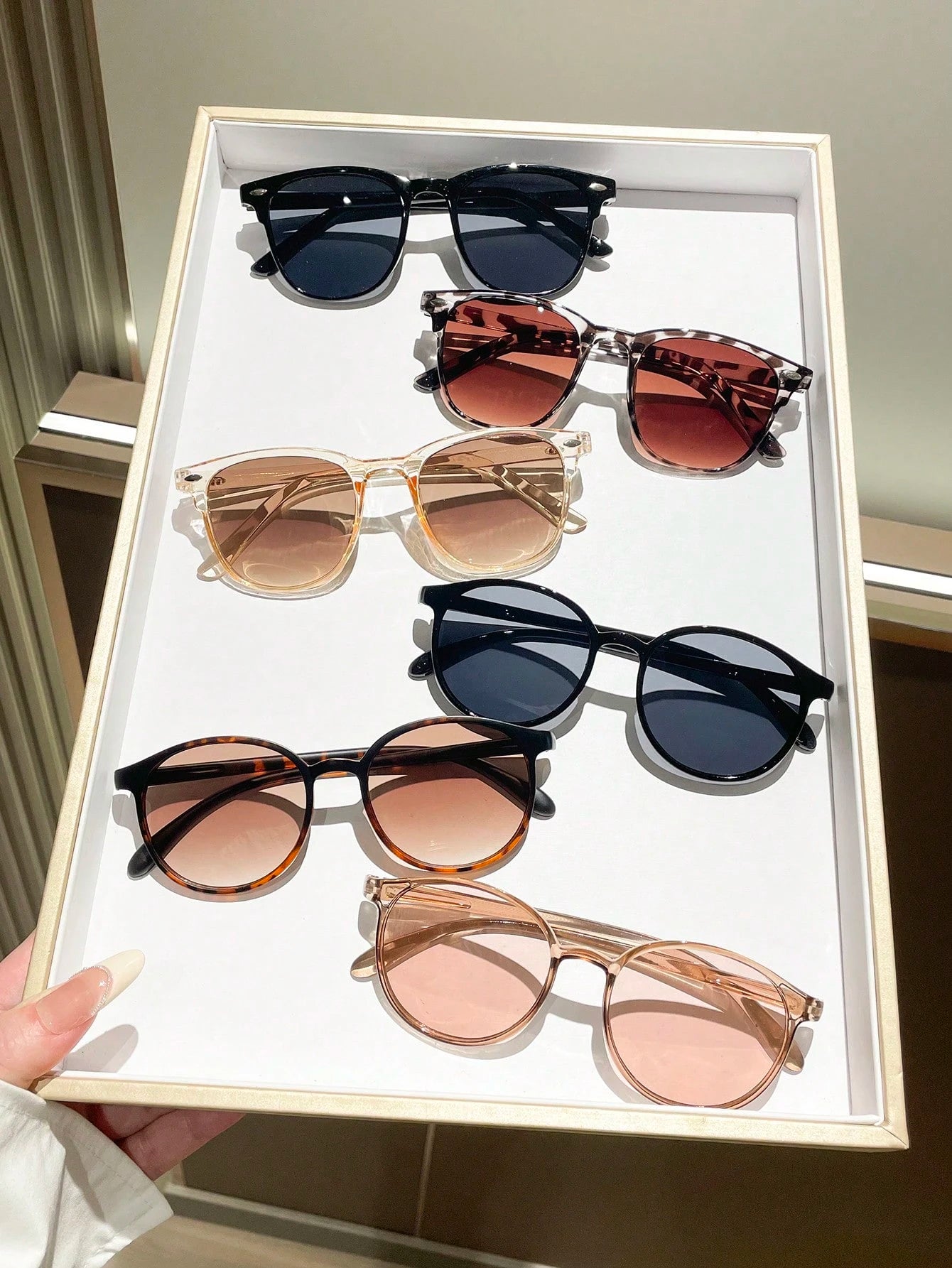 6pcs Y2K Casual Sunglasses Set