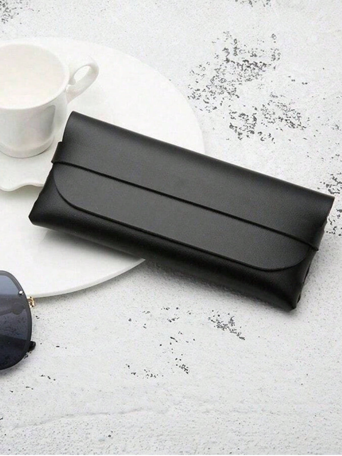 Portable Genuine Leather Handmade Eyeglass Case
