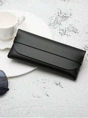 Portable Genuine Leather Handmade Eyeglass Case