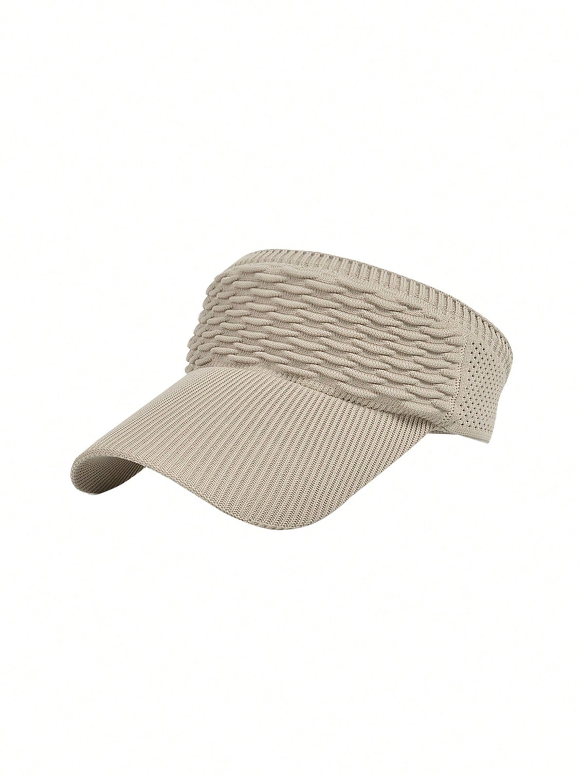 1pc Brimless Fishscale Pattern Cap-Khaki