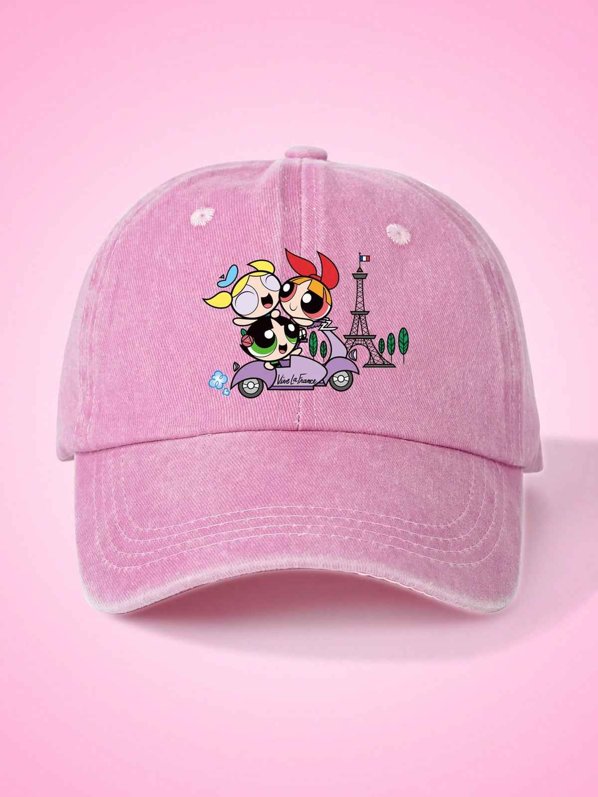 Basic Baseball Cap With Blossom, Bubbles