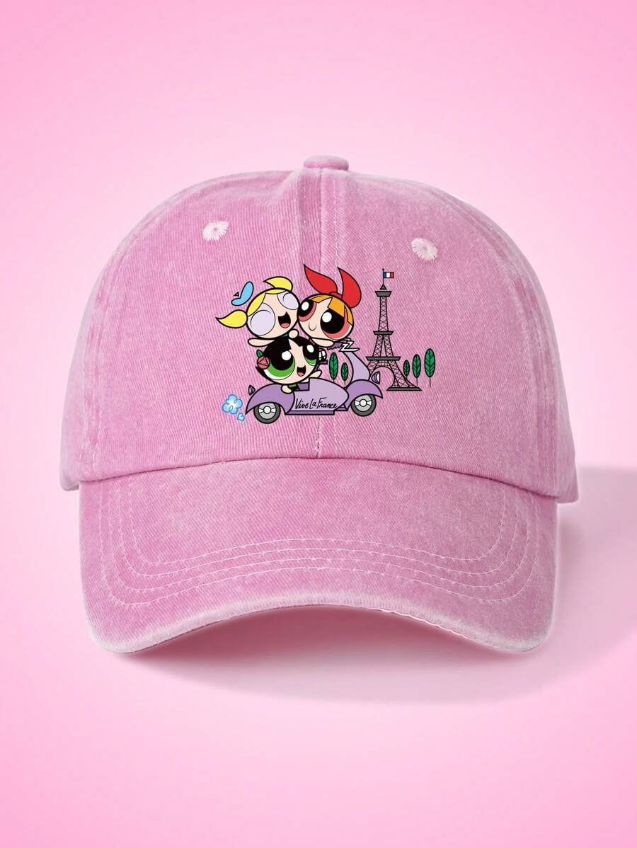 Basic Baseball Cap With Blossom, Bubbles