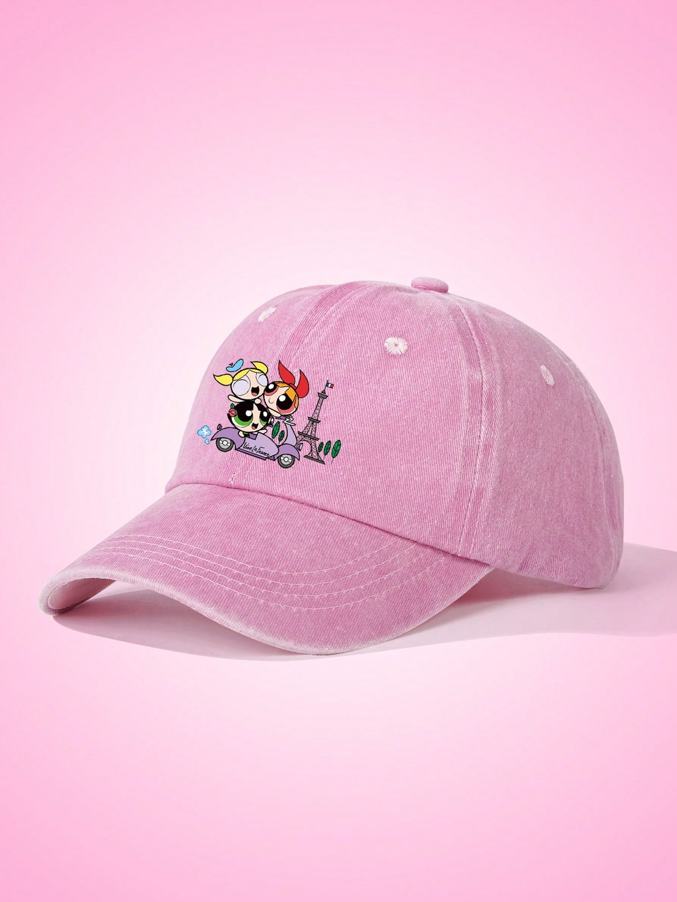 Basic Baseball Cap With Blossom, Bubbles