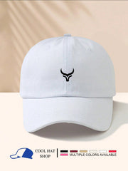 Unisex Golf Club Print Baseball Cap - White - www.thetreasurebox.me