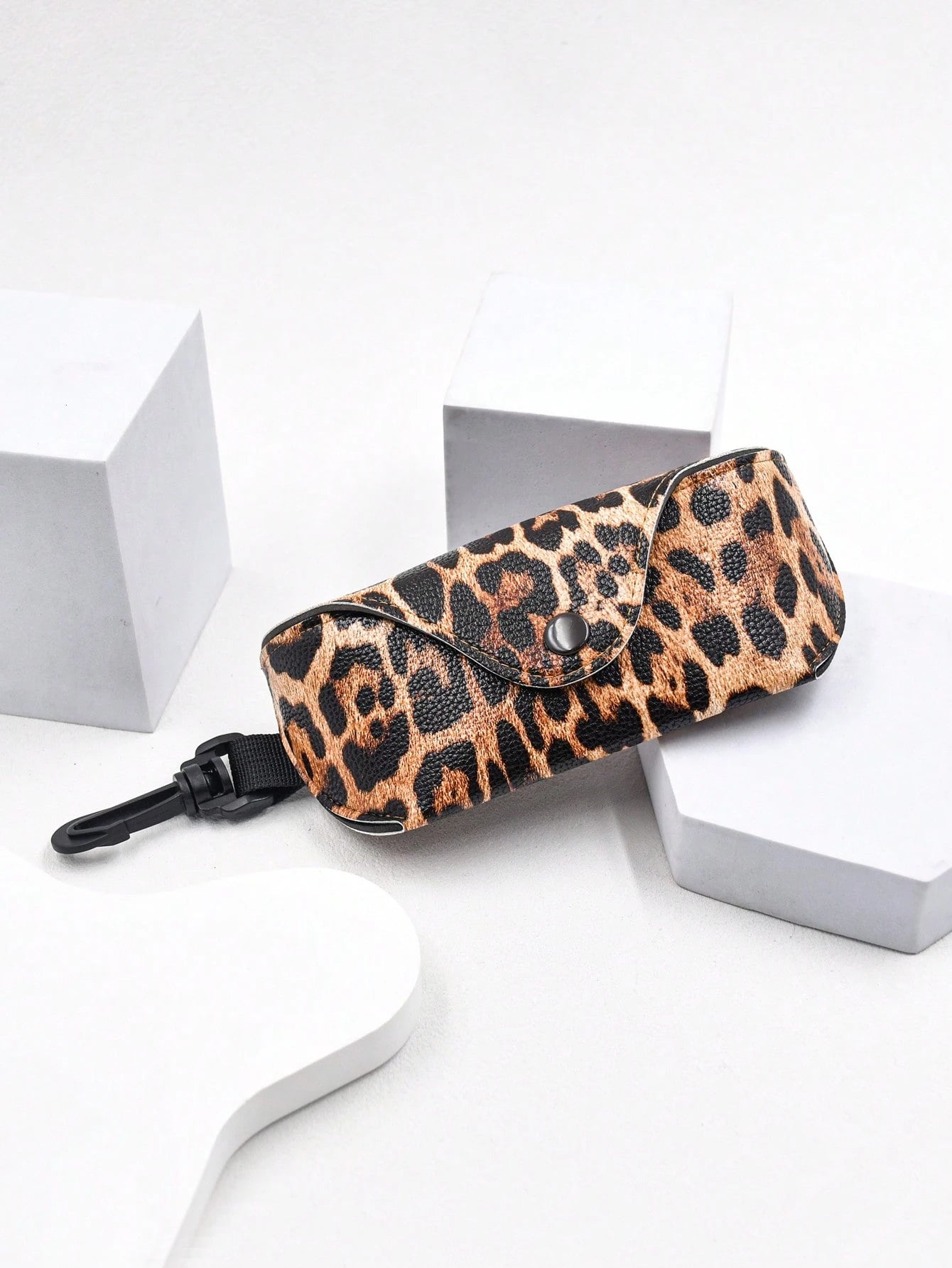 Funky Leopard Print Eyeglass Case