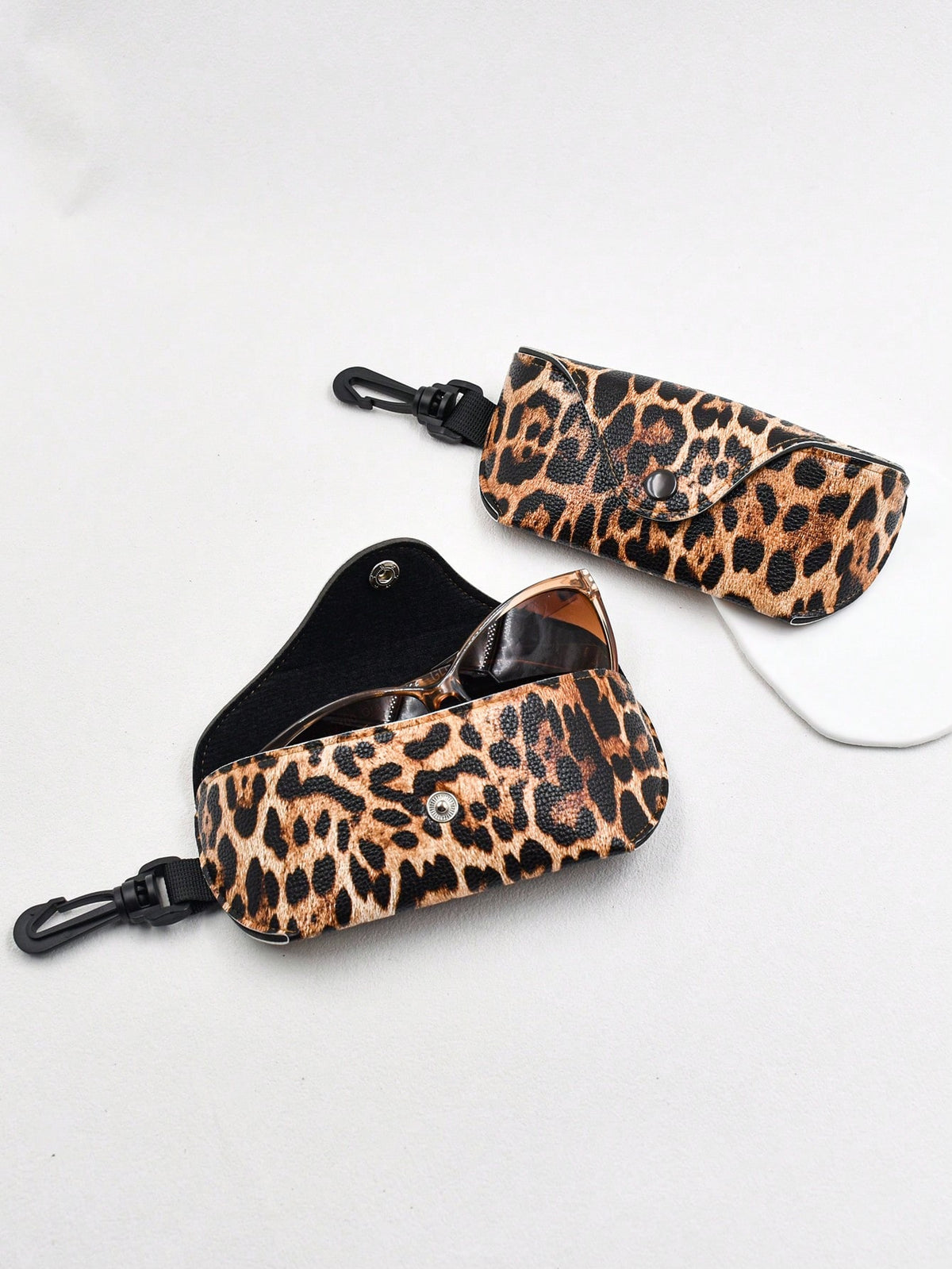 Funky Leopard Print Eyeglass Case