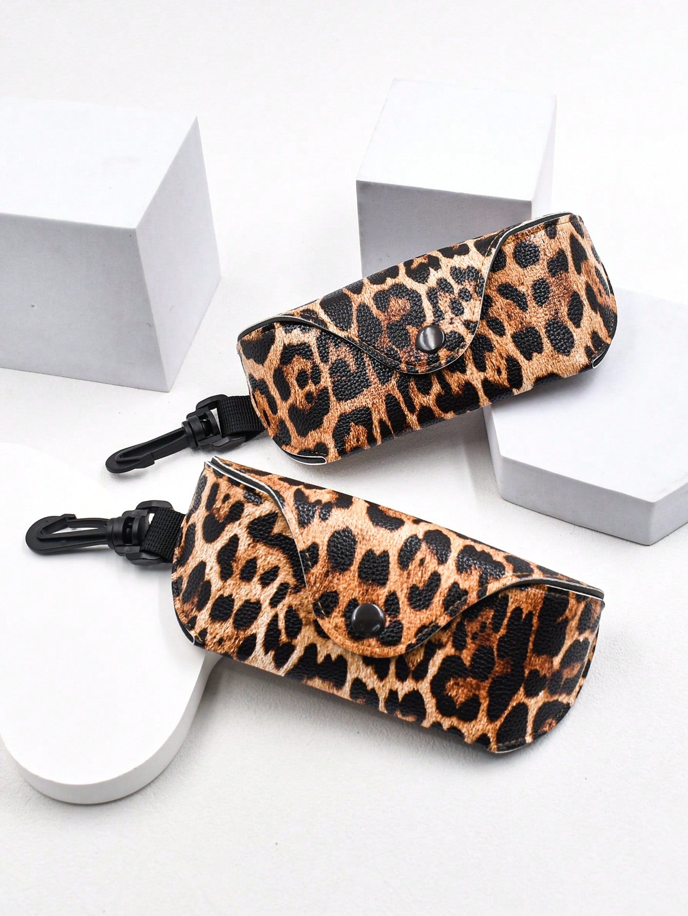 Funky Leopard Print Eyeglass Case