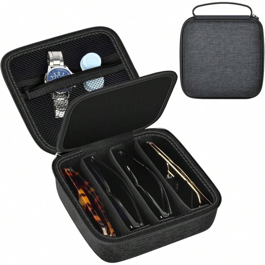 Compatible Travel Sunglass Organizer Case