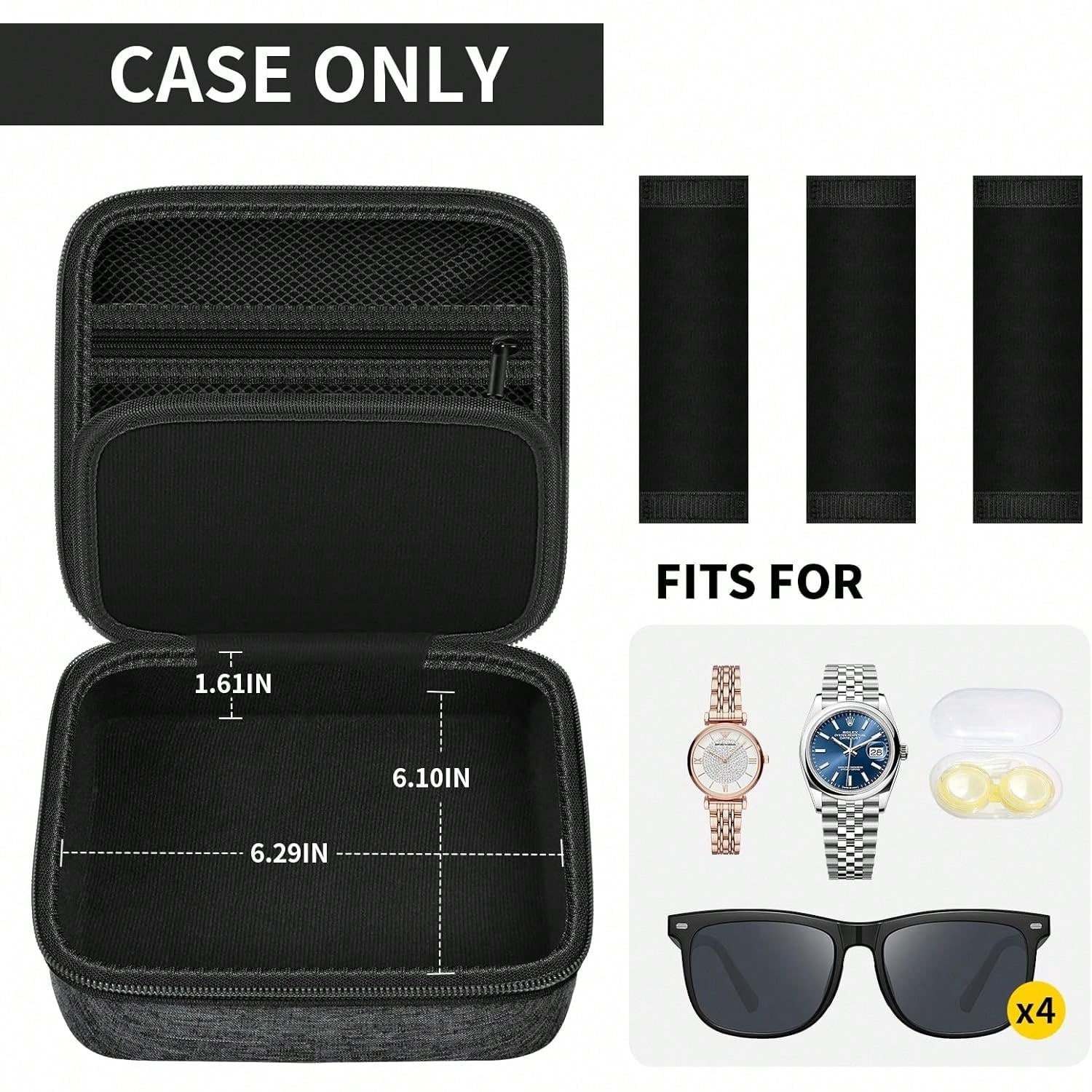 Compatible Travel Sunglass Organizer Case