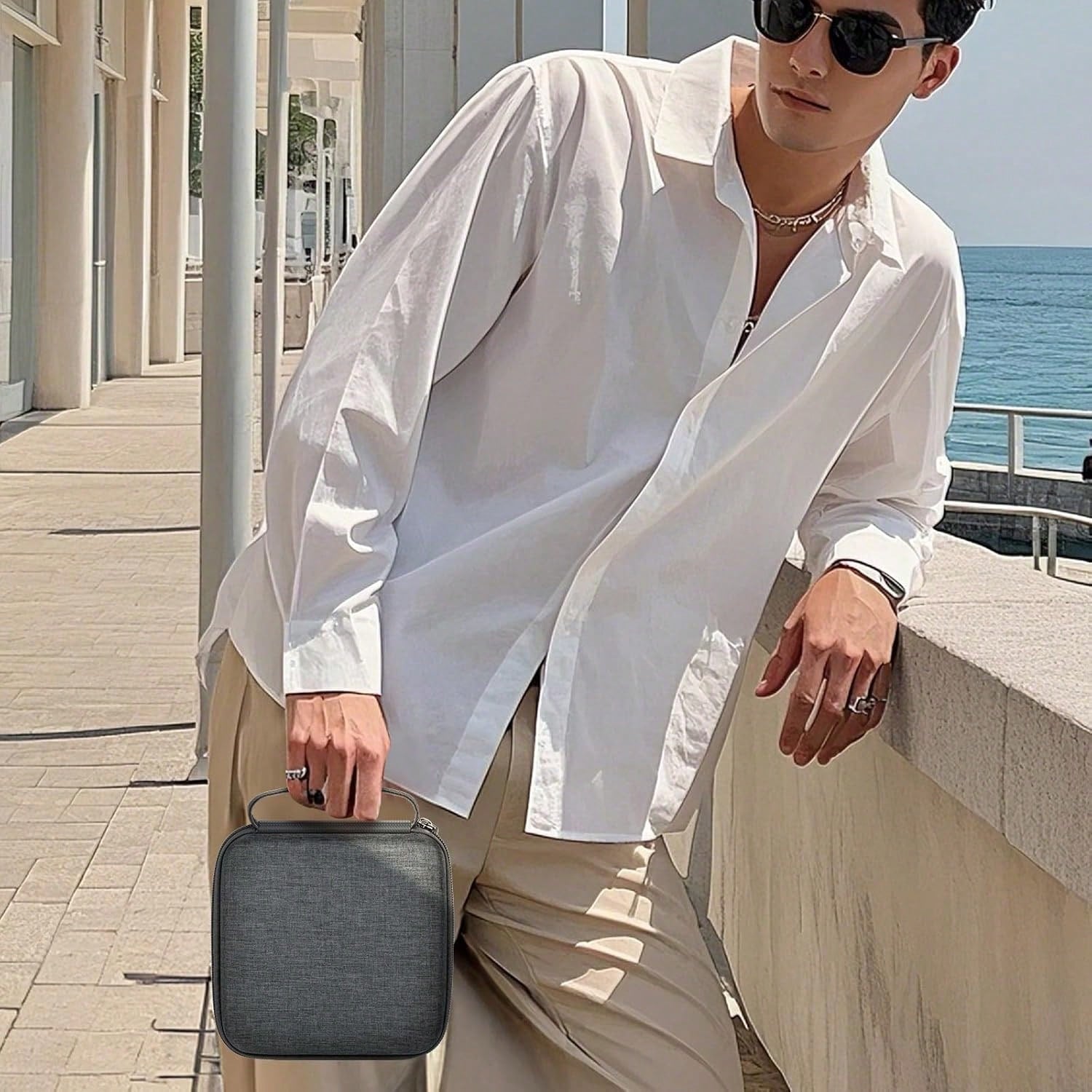 Compatible Travel Sunglass Organizer Case