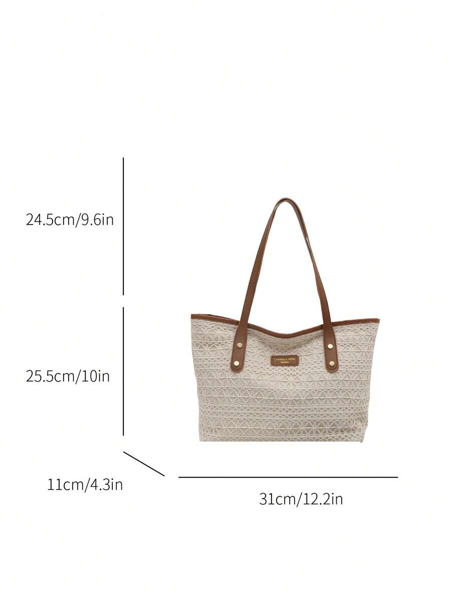 Leopard Print Large Capacity Light Weight Tote Bag
