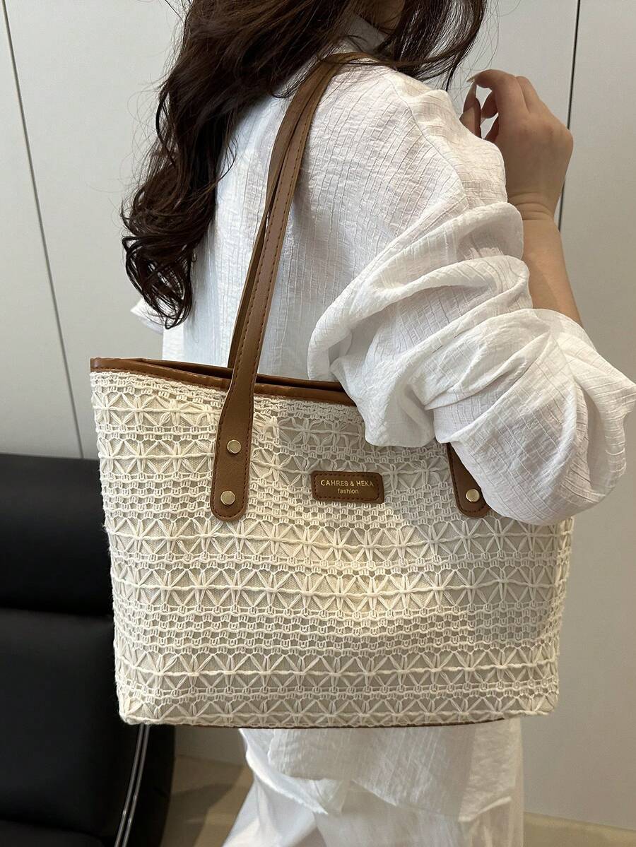 Leopard Print Large Capacity Light Weight Tote Bag