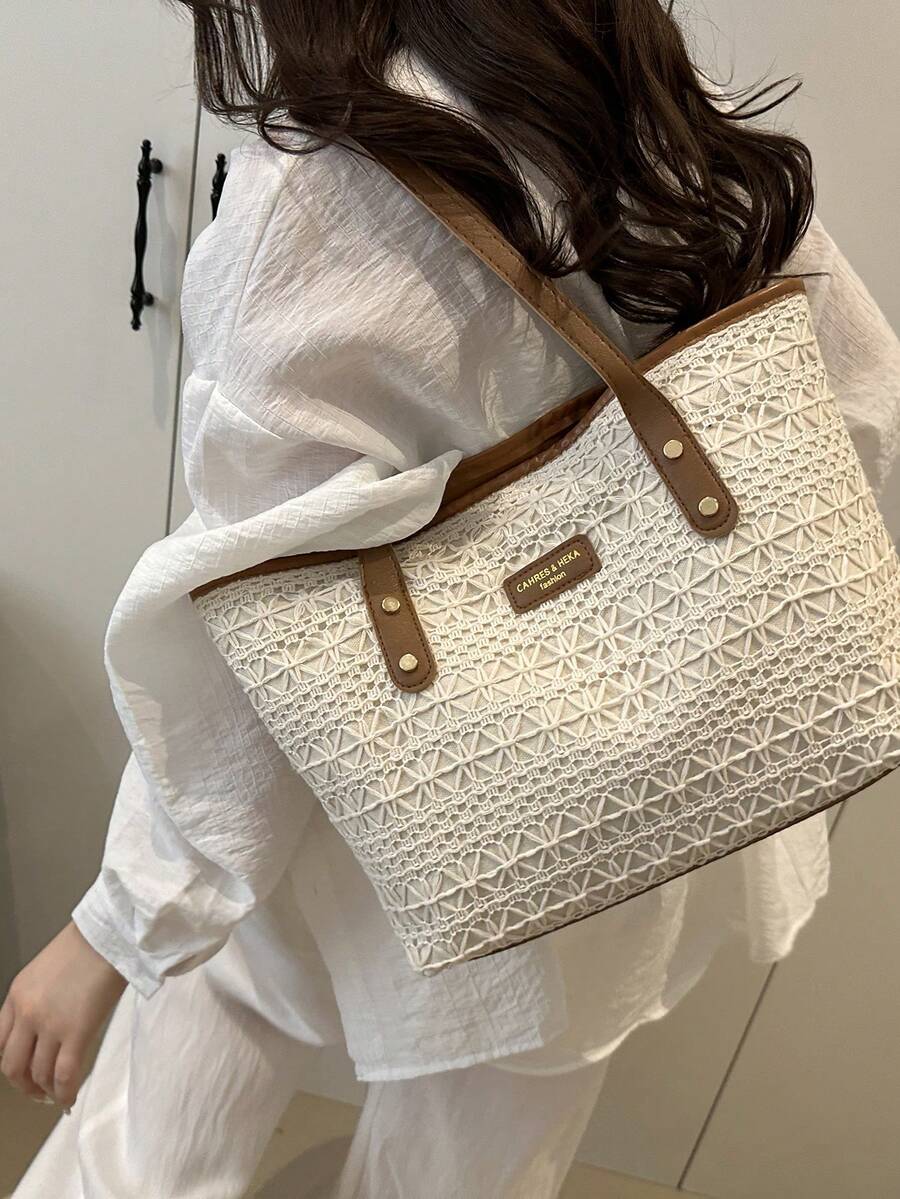 Leopard Print Large Capacity Light Weight Tote Bag