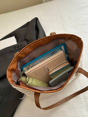 Leopard Print Large Capacity Light Weight Tote Bag
