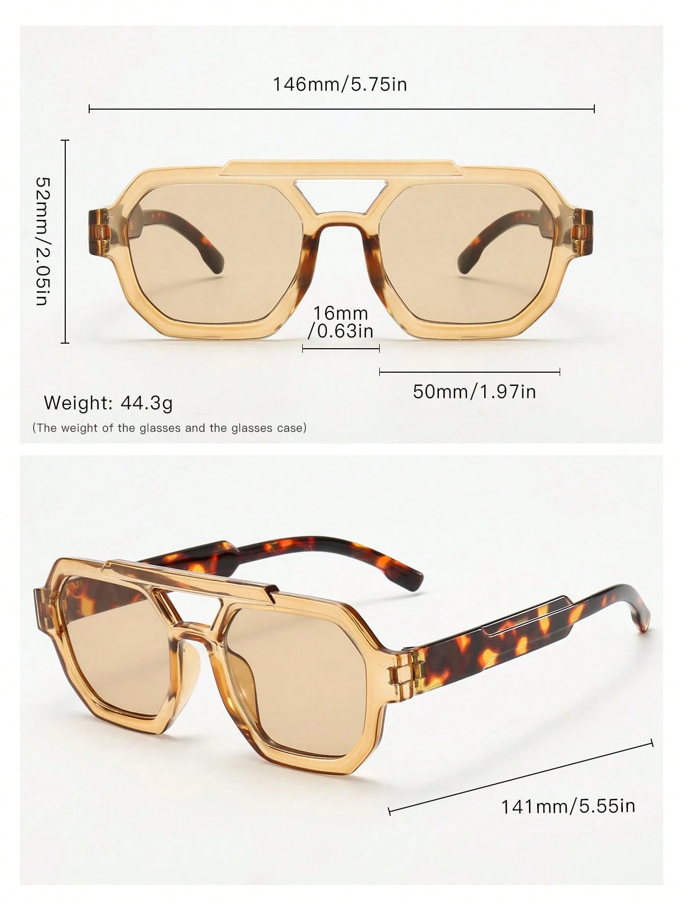 Square Frame PC Material Glasses
