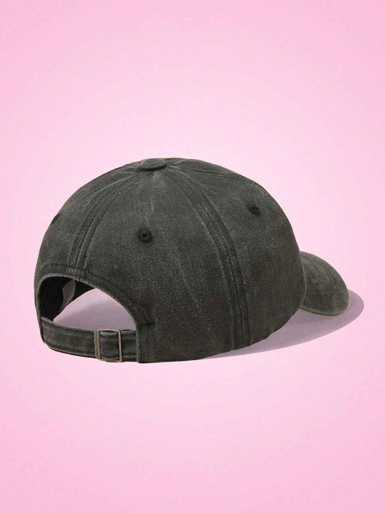 THE POWERPUFF Bubbles Embroidery Side Letter Graphic Gray Baseball Cap