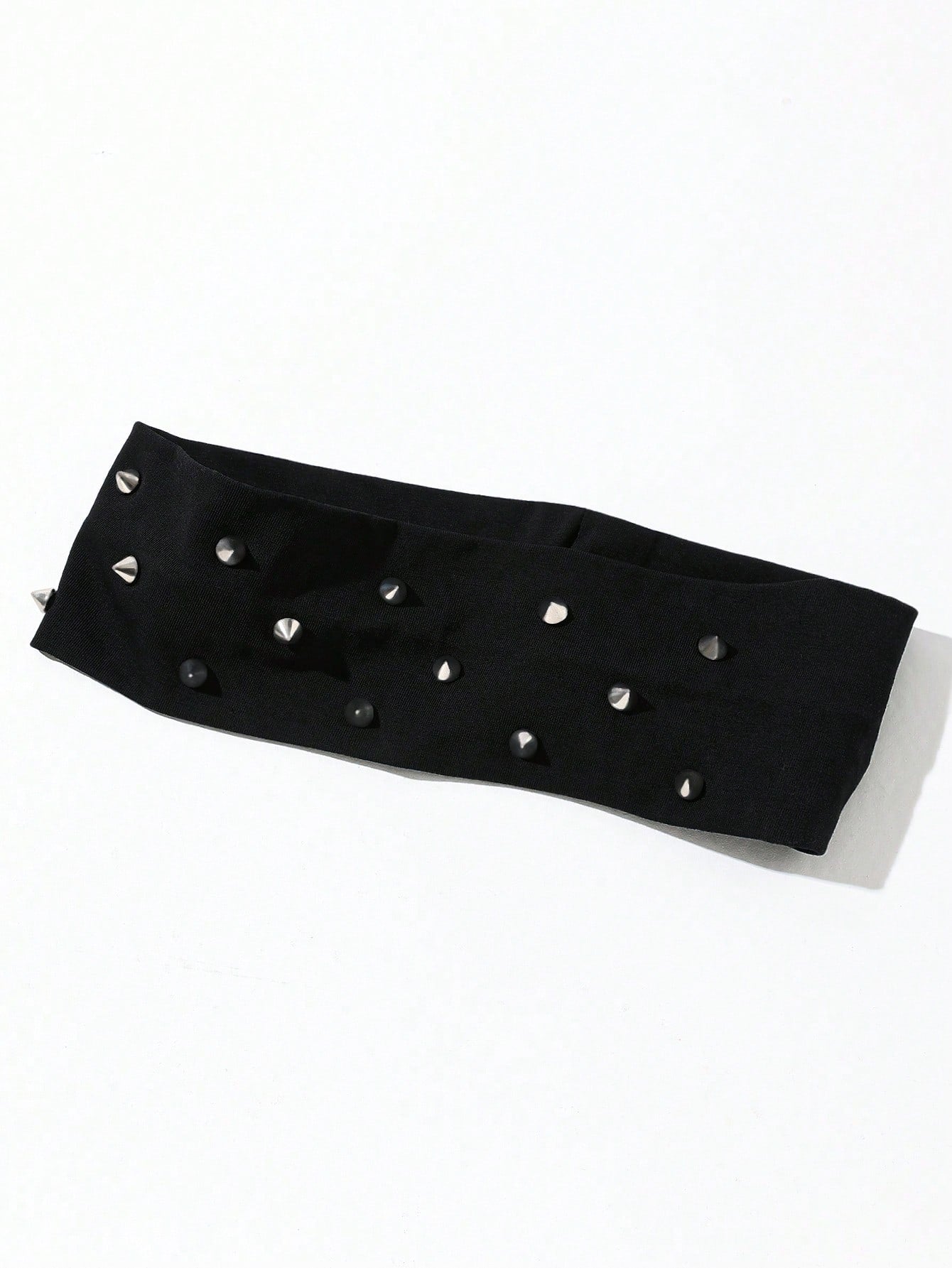 Punk Gothic Studded Elastic Headband