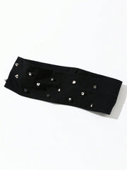 Punk Gothic Studded Elastic Headband