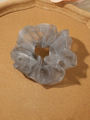 4Pcs Elegant Net Rhinestone Scrunchies
