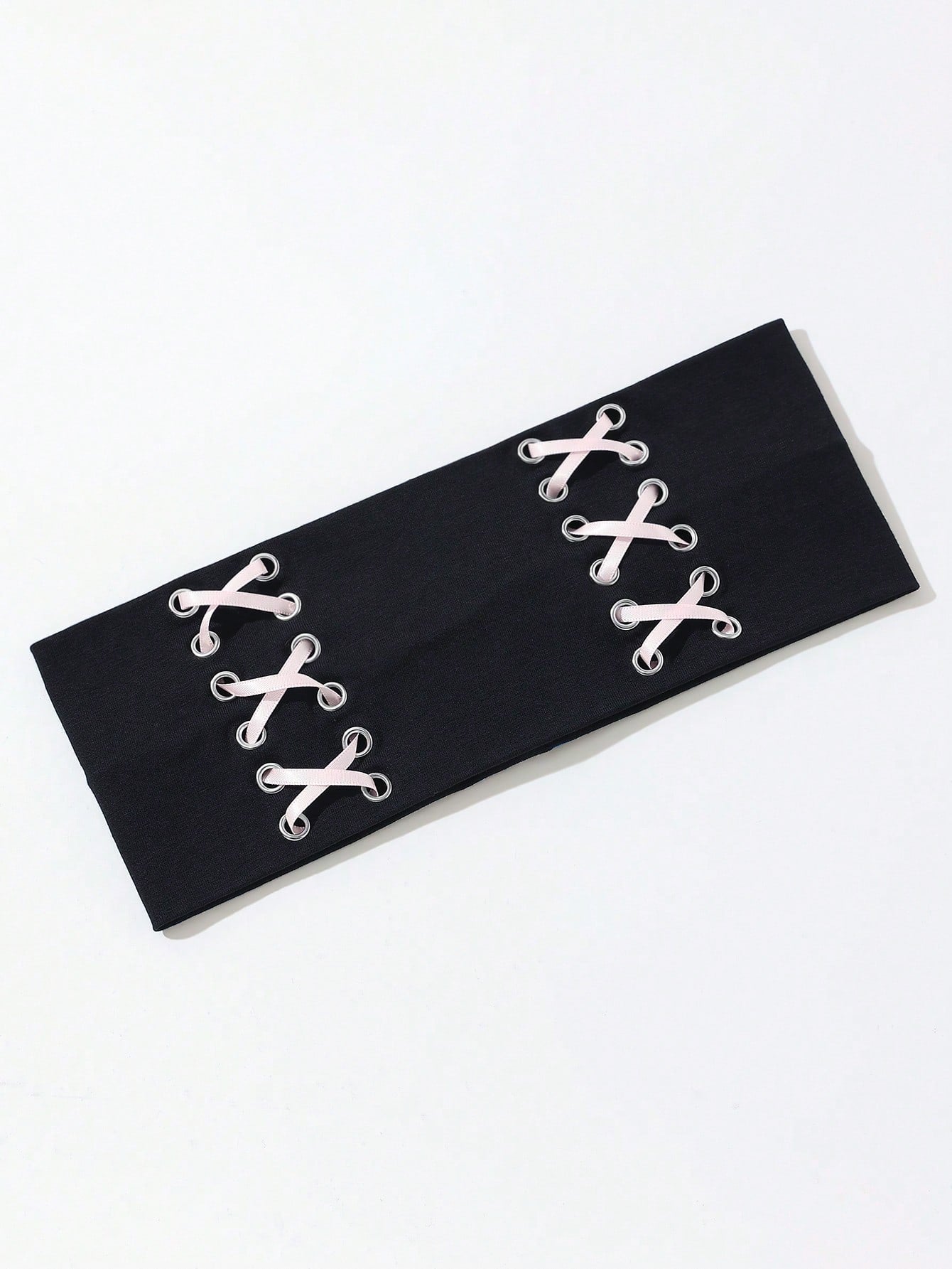 Punk Gothic Cross Ribbon Headband