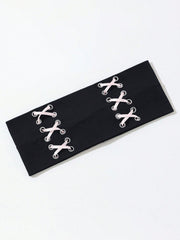Punk Gothic Cross Ribbon Headband