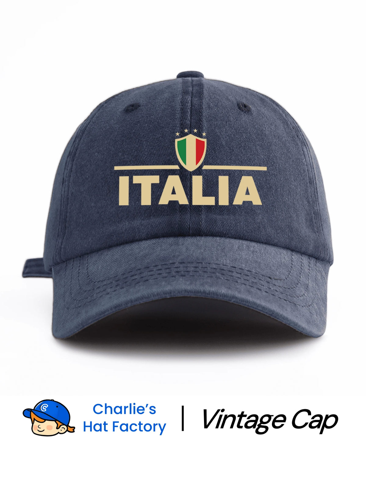 1Pcs Embroidered Washed Baseball Cap