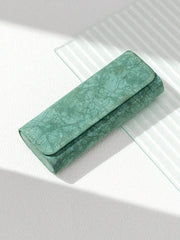 Portable Solid Color Tie-Dye Magnetic Glasses Case