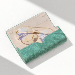 Portable Solid Color Tie-Dye Magnetic Glasses Case