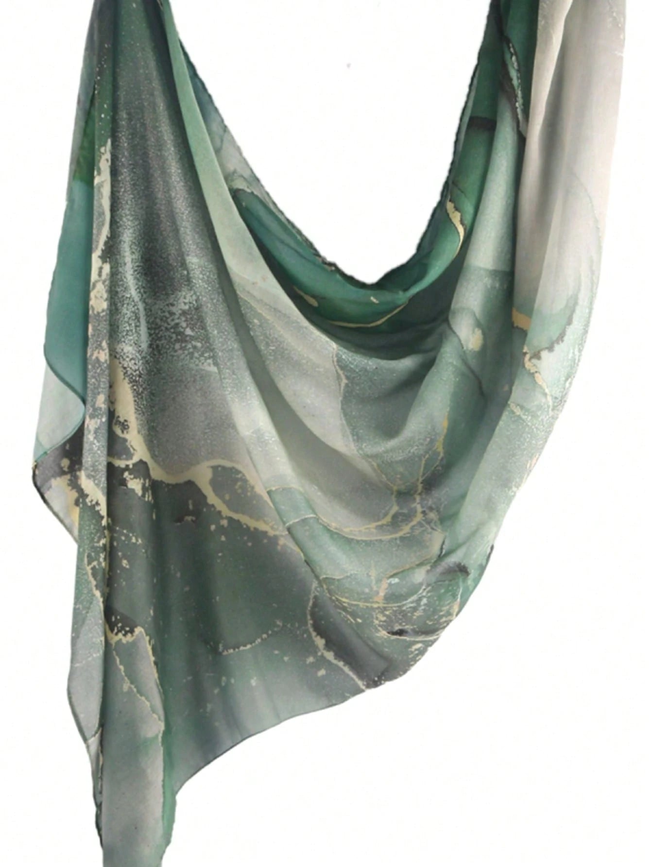 1pc Watercolor Print Headscarf Bohemian Style Hijab