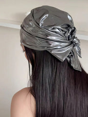 1pc Silver Square Headscarf