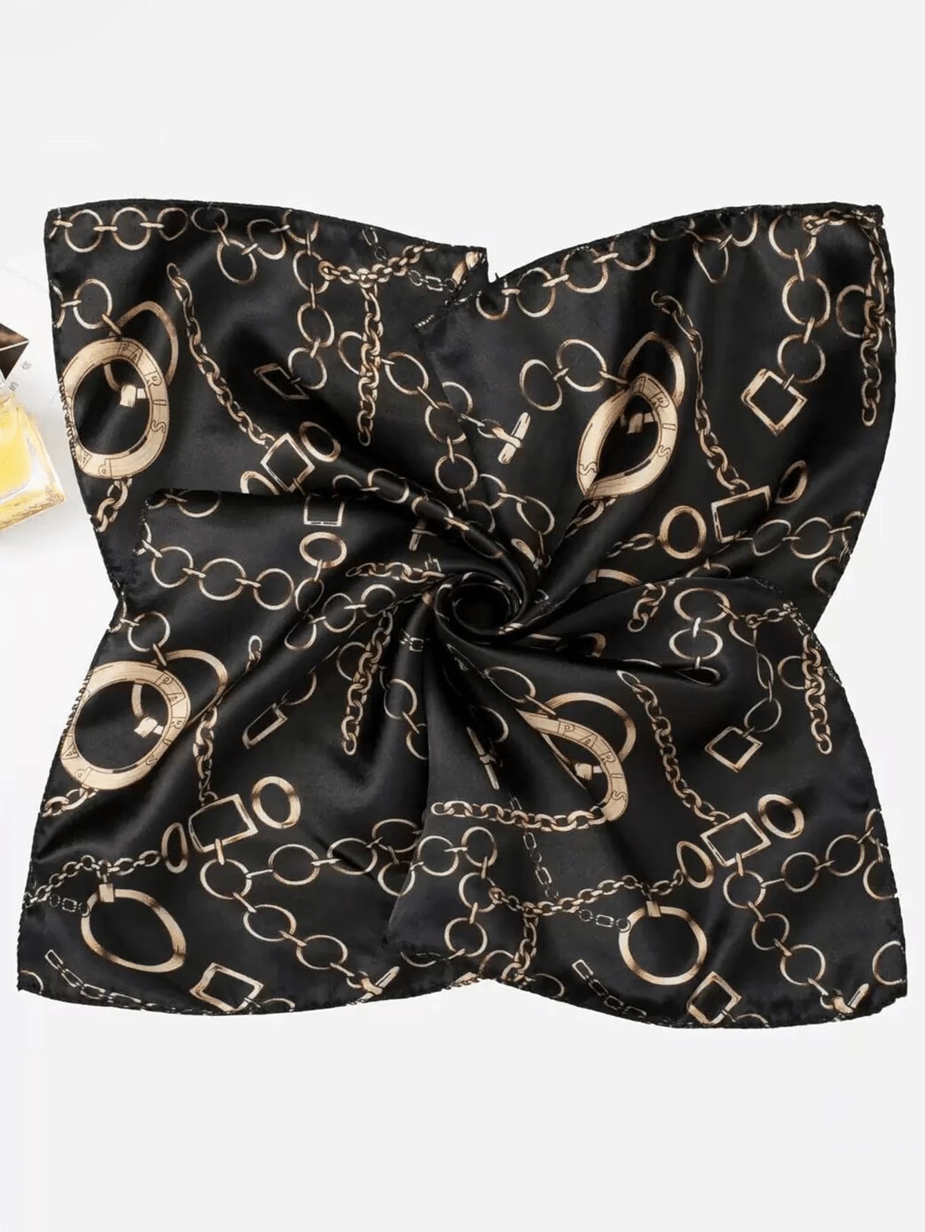 1pc Bohemian Style Chain Floral Print Scarf