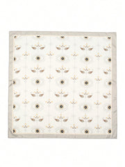 1pc Simple Printed Square Neckerchief Scarf